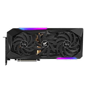 Gigabyte AORUS GeForce RTX 3070 Ti MASTER Flat Fan View