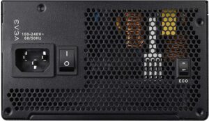 EVGA 550 B5 Rear View