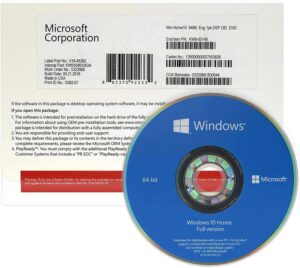 Windows 10 Home Edition OEM Contents 1