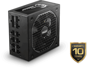 MSI MPG A850GF Warranty View