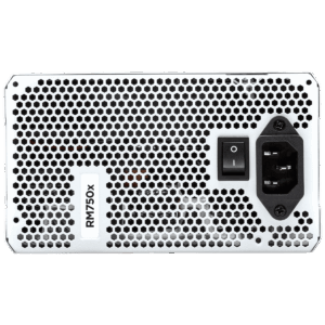 Corsair RM750x White Rear View