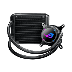 ROG Strix LC 120 Block and Radiator View