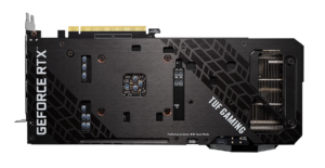 ASUS TUF Gaming GeForce RTX 3060 OC Backplate View Poster