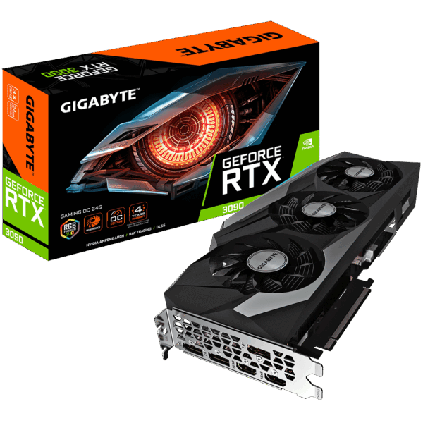 Gigabyte GeForce RTX 3090 GAMING OC 24G Box View