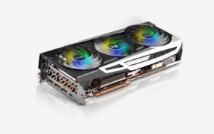 Sapphire NITRO+ RX 6900 XT SE Angled Flat View