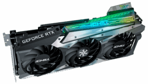 INNO3D RTX 3070Ti iCHILL X3 Angled View
