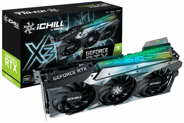 INNO3D RTX 3070Ti iCHILL X3 Box View