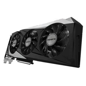 Gigabyte GeForce RTX 3060 GAMING OC 12G Rear Angled View