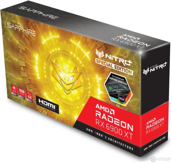 Sapphire NITRO+ RX 6900 XT SE Box View