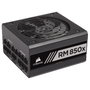 Corsair RM850x Black Side Angled View
