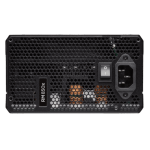 Corsair RM850x Black Rear View