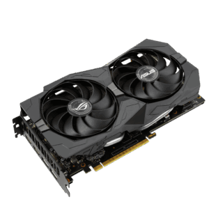 ROG Strix GeForce GTX 1660 SUPER Advanced Edition Flat Angled View