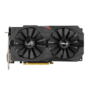 ASUS ROG Strix RX570 OC Edition 8GB Flat View