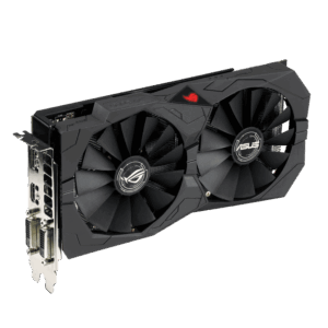 ASUS ROG Strix RX570 OC Edition 8GB Vertical View