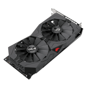 ASUS ROG Strix RX570 OC Edition 8GB Angled View