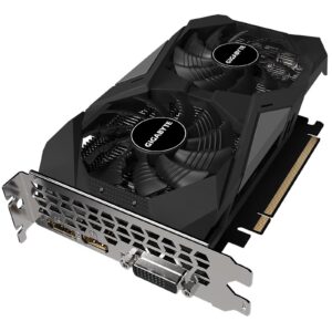 GIGABYTE GTX 1650 4GB WINDFORCE OC Angled Fan View