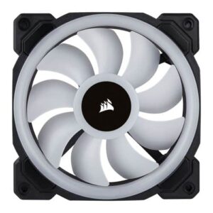 Black Corsair LL120 RGB PWM Case Fan Static View