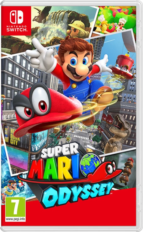 Super Mario Odyssey Box Art