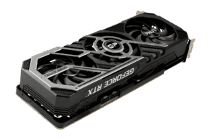 Palit RTX 3080 Ti GamingPro Angled Fan View