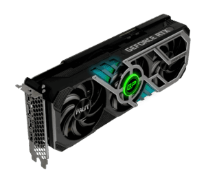 Palit RTX 3080 Ti GamingPro RGB Angled View