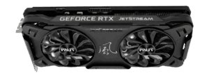 Palit RTX 3070 Jetstream V1 LHR Side Angled View