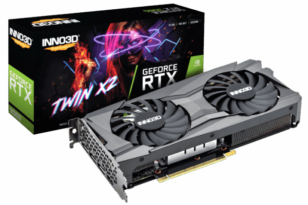 Inno3D RTX 3060 Twin X2 Flat Box View