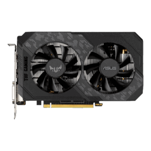 ASUS GTX 1650 OC TUF Gaming Flat Fan View