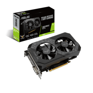 ASUS GTX 1650 OC TUF Gaming Box View
