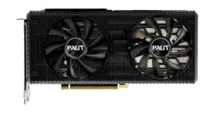 Palit RTX 3060 Dual 12G Flat Fan View
