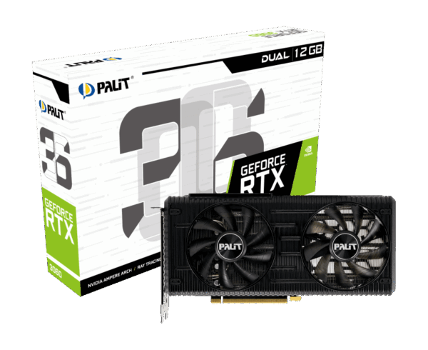 Palit RTX 3060 Dual 12G Box View