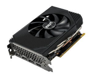 Palit RTX 3060 StormX Angled Fan View