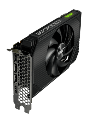 Palit RTX 3060 StormX Angled Vertical View