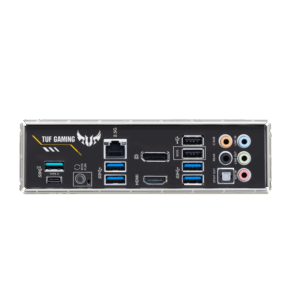 ASUS TUF Gaming B550-PLUS Back-panel View