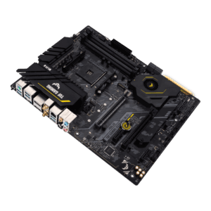 ASUS TUF Gaming X570-PRO (Wi-Fi) Angled Horizontal View