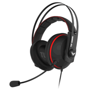 ASUS TUF Gaming H7 Core Gaming Headset Red Angled View