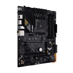 ASUS TUF Gaming B550-PLUS Angled View