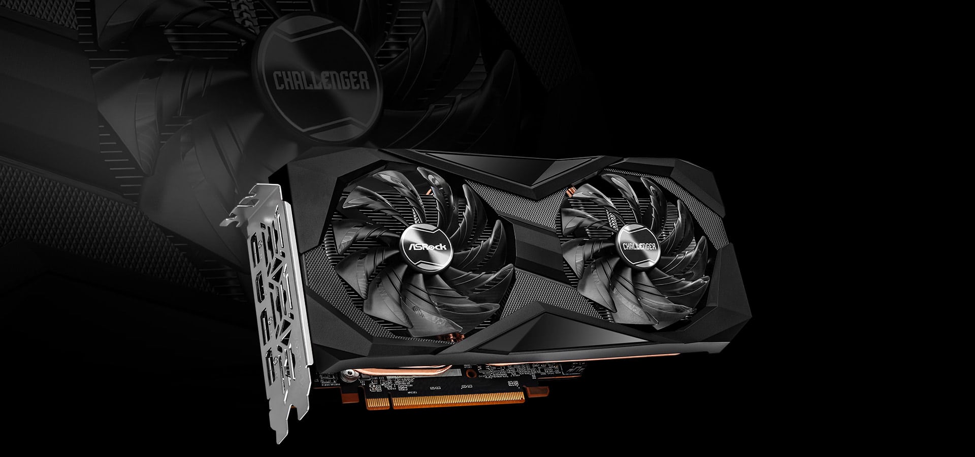 ASRock RX 6600 Challenger D 8GB Cover View
