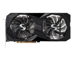 ASRock RX 6600 Challenger D 8GB Flat Fan View