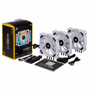 Corsair LL120 RGB LED 120mm PWM White Box View
