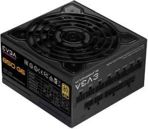 EVGA SuperNOVA 850 G6 Angled Side View