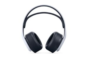 Sony PS5 PULSE 3D Wireless Headset White Front Flat View
