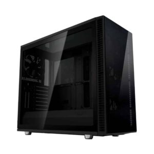 Fractal Design Define S2 Vision Blackout Angled Side View