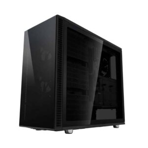 Fractal Design Define S2 Vision Blackout Angled Side View