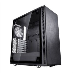 Fractal Design Define C Black TG Angled Side View