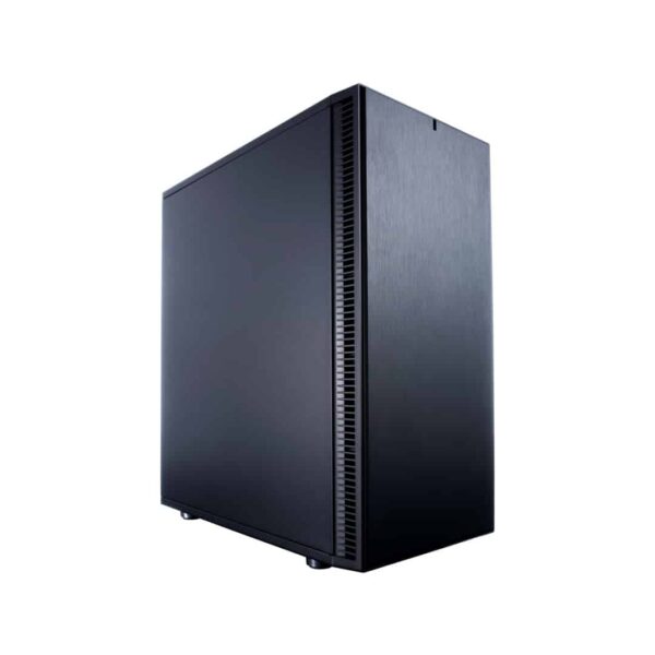 Fractal Design Define C Black Solid Angled Front View