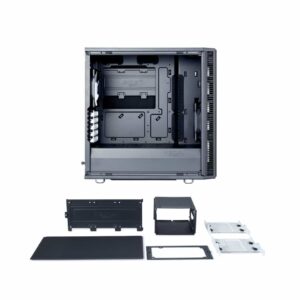 Fractal Design Define Mini C Black Solid Side View