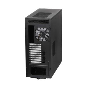 Fractal Design Define XL R2 Black Pearl Angled Back View