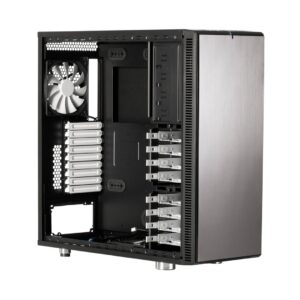 Fractal Design Define XL R2 Titanium Grey Angled Side View