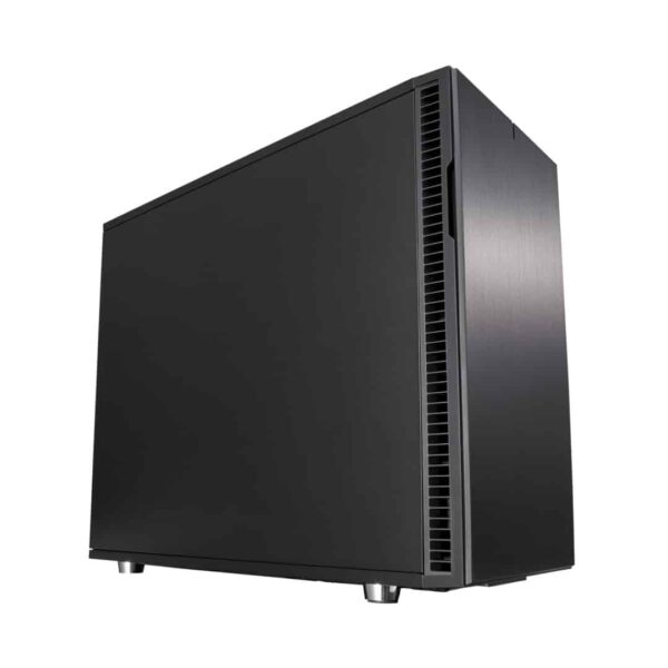 Fractal Design Define R6 Black Solid Angled Side View