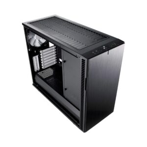 Fractal Design Define R6 Black Solid Angled Top View